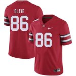 NCAA Ohio State Buckeyes Men's #86 Chris Olave Red Nike Football College Jersey AJN2845GV